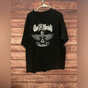 Gas Monkey Garage Bar N Grill T Shirt Blood Sweat and Beers Men's 2XL Black